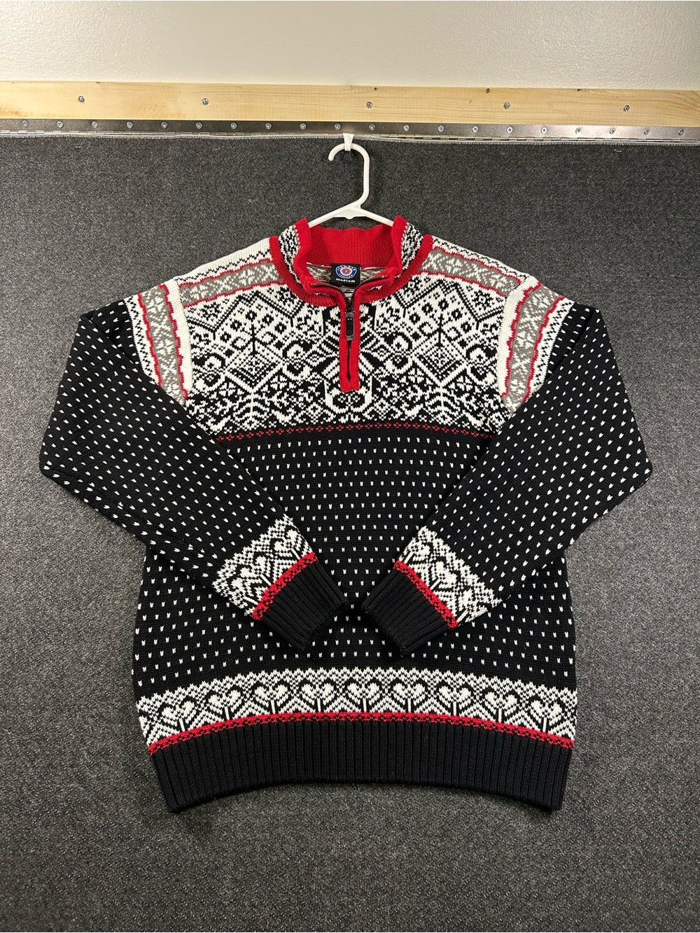 Icewear Baldur Norwegian Medium 1/4 Zip Cotton Sweater 2142001 Maxwin